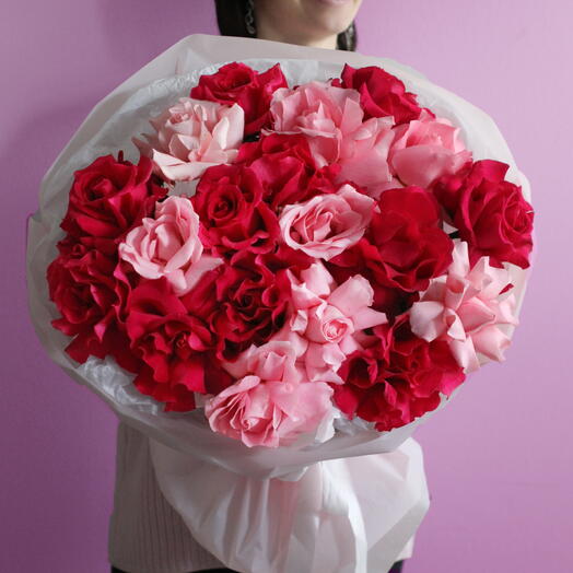 Микс из французских роз