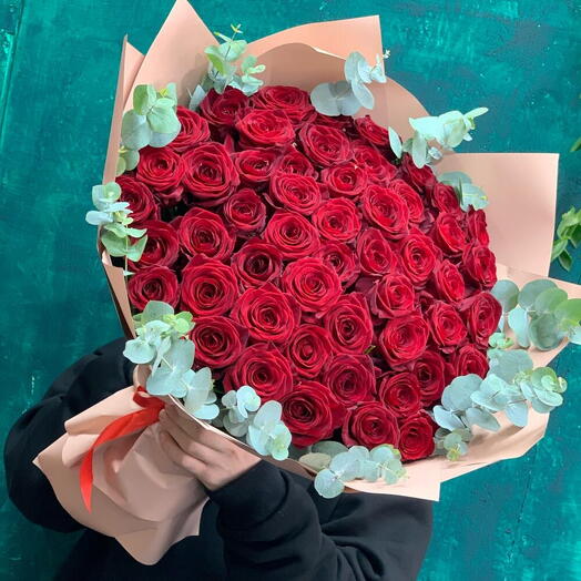 51 красная Роза 🌹🌹🌹🌹♥️