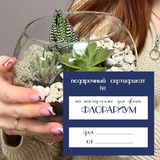 Мастер-класс для двоих - флорариум