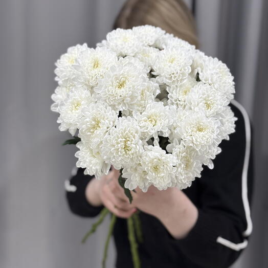 Букет из 5 кустовых хризантем
