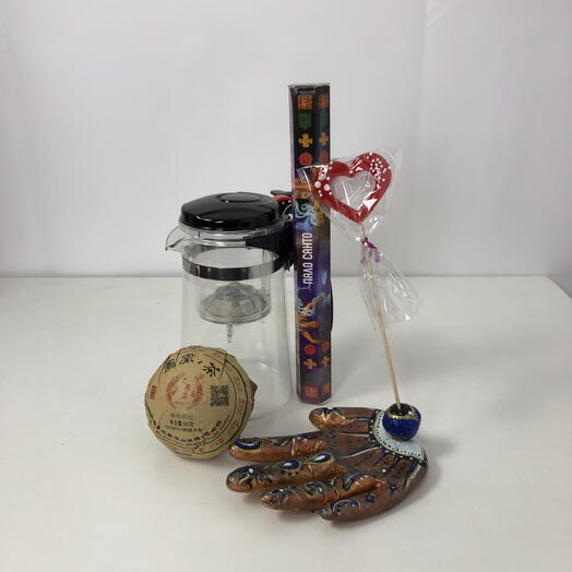 Чайный набор «Просветление» Пуэр и благовония