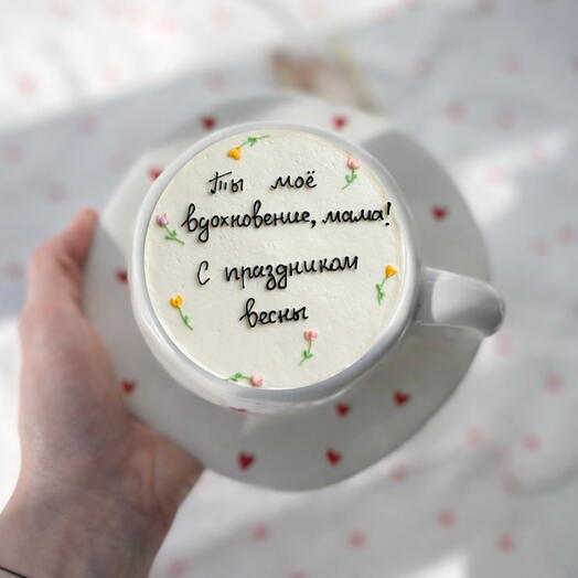 Торт в кружке