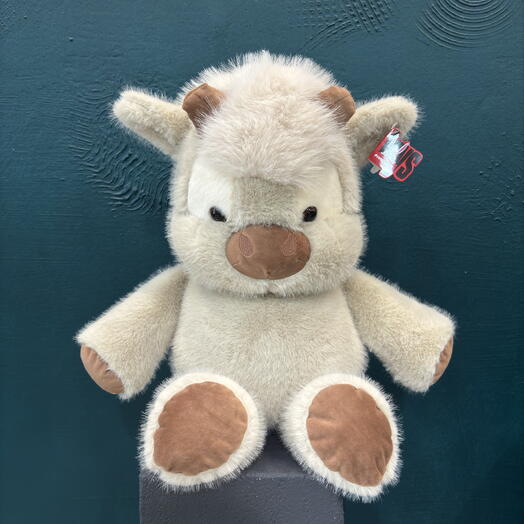 Мягкая игрушка бегущая коровка