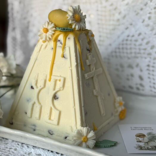 Пасха творожная на белом шоколаде 😍