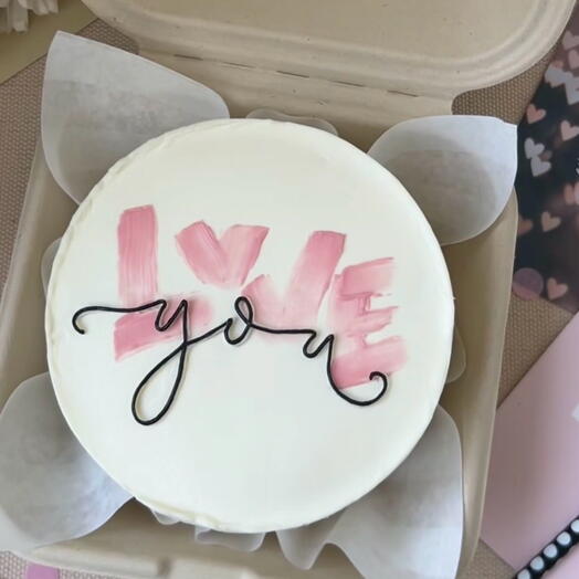 Бенто-торт «Love you»