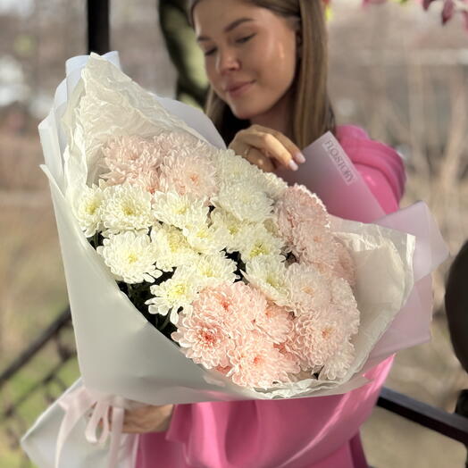 Нежный авторский букет — подарок маме или подруге 💐