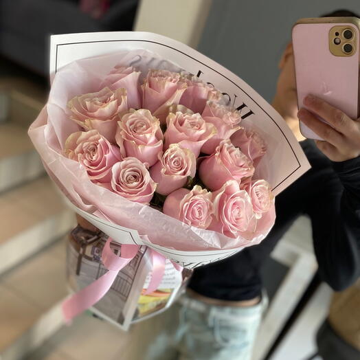 15 нежных роз💕🔥
