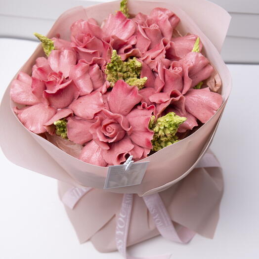 Букет из зефира «Pink Mood»