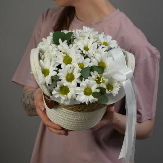 Корзина с цветами
