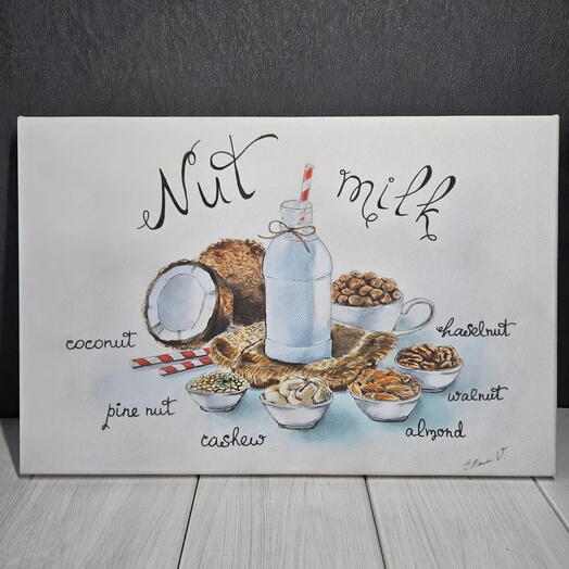 Картина на холсте Nut 23*30