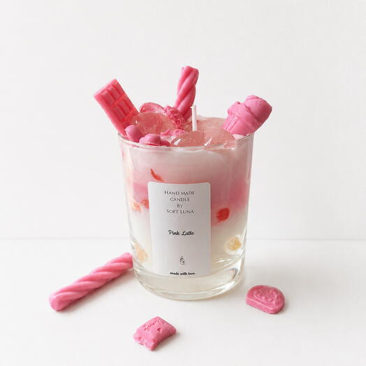 Pink latte