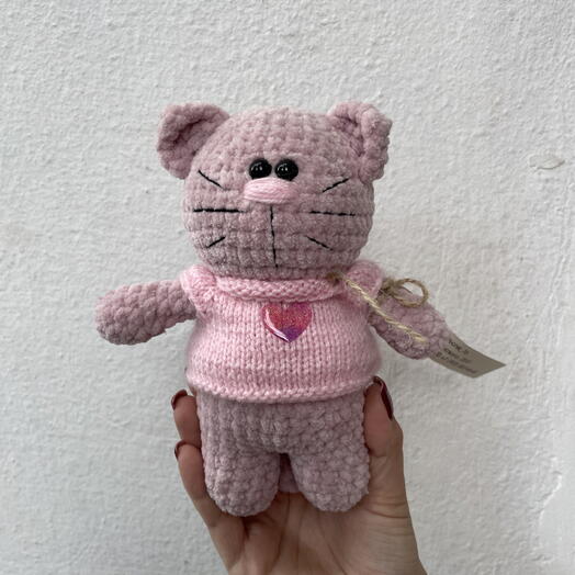 Игрушка Кот в кофточке
