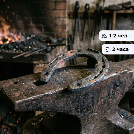 Посвящение в кузнецы. Кузнечный мастер-класс по созданию подковы