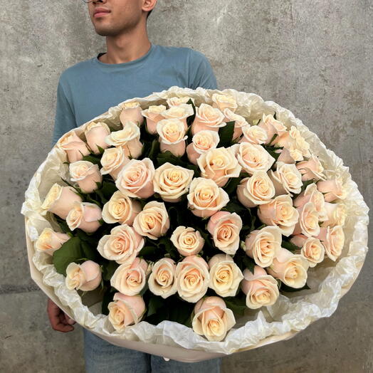 Российские розы 51 шт
