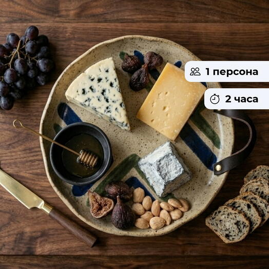 Эстетика стола. Мастер-класс по лепке из глины сырной тарелки