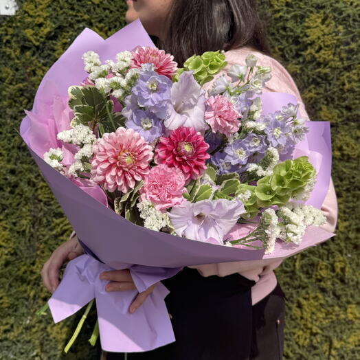 Сезонные цветы в букете Лето 🌸