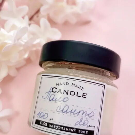 Свеча ручной работы « Поло Санто» 100ml