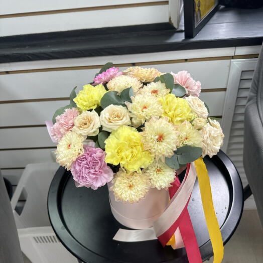 Цветы в коробочке 💛