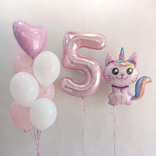 Воздушные шары на 5 лет "Детские забавы"