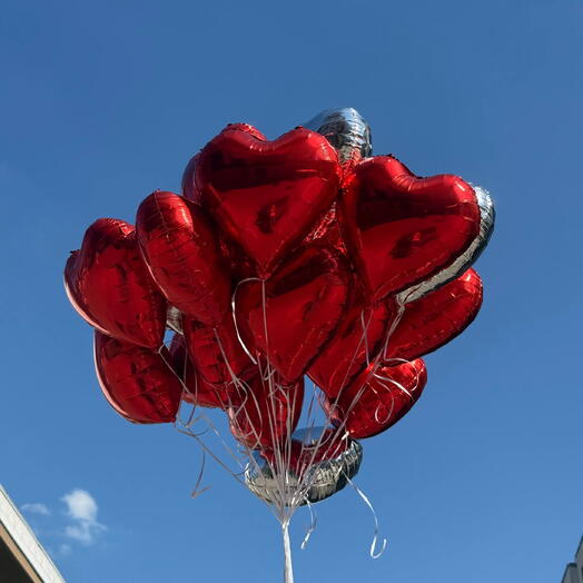 Шары «Сердца» 25 штук