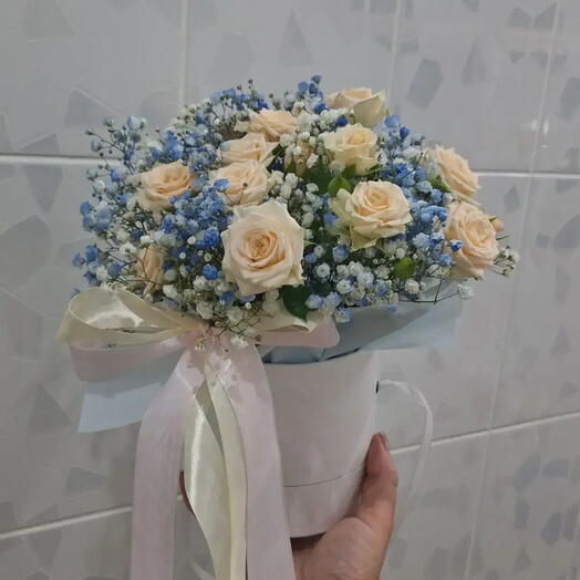 Композиция в шляпной коробке💐