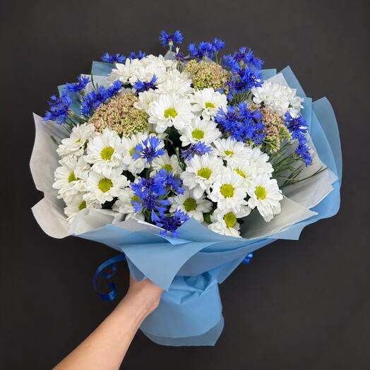 Букет васильков «Blue Meadow»