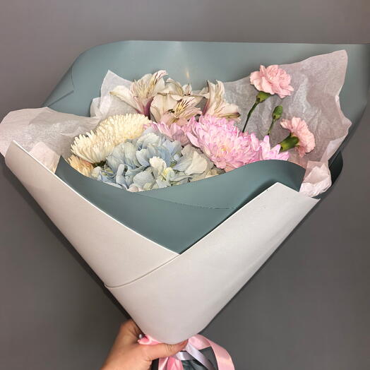 Букет нежное облако