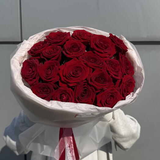 Букет красных роз для любимой 💞