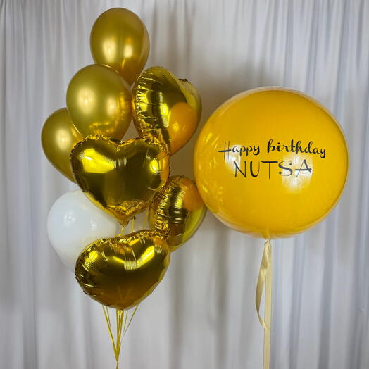 Набор воздушных Шаров надписью гигант 14штук. Set of helium balloons with inscription giant 14pcs
