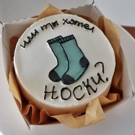 Бенто-торт «Носки»