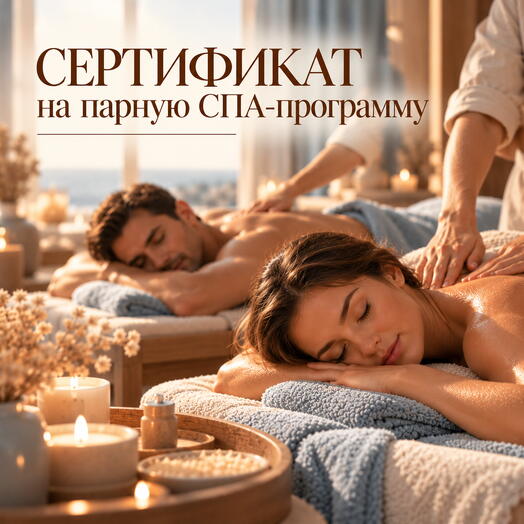 СЕРТИФИКАТ НА ПАРНУЮ СПА ПРОГРАММУ