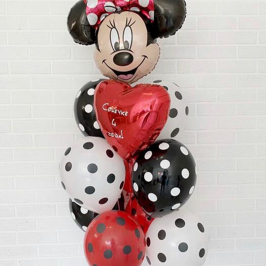 Set with Minnie Mouse