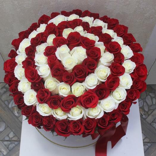 Коробочка с розами