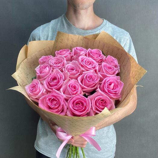 19 pink roses