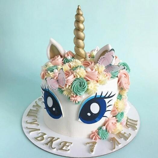 Pastel para niña Unicornio