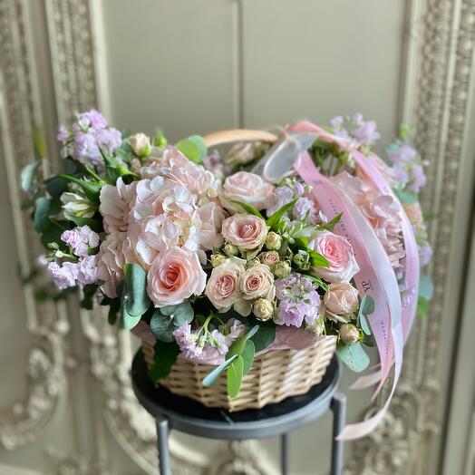 Cesta de flores