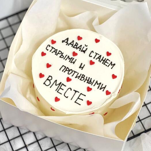 Бенто торт любимке