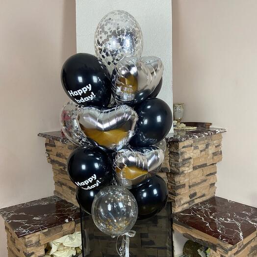Globos de Cumpleaños, 17 piezas