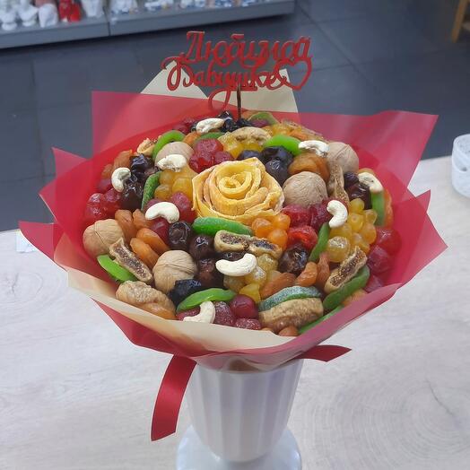 Ramo de frutas secas con Topper