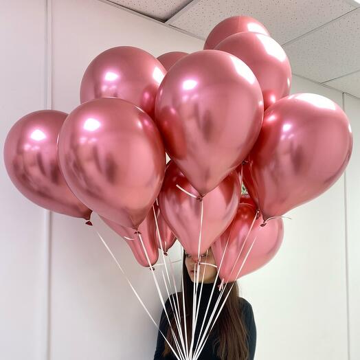 Bolas de color rosa 15