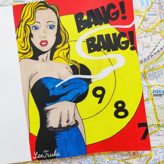 Картина "Bang bang"