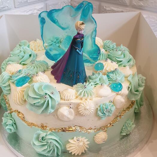 Frozen birthday cake