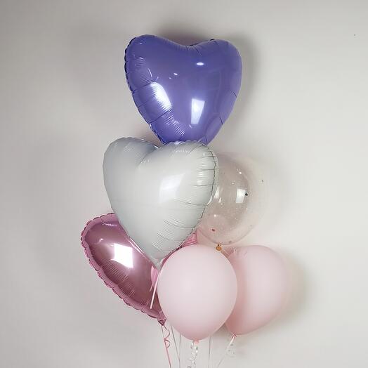 Воздушные шарики набор стильный