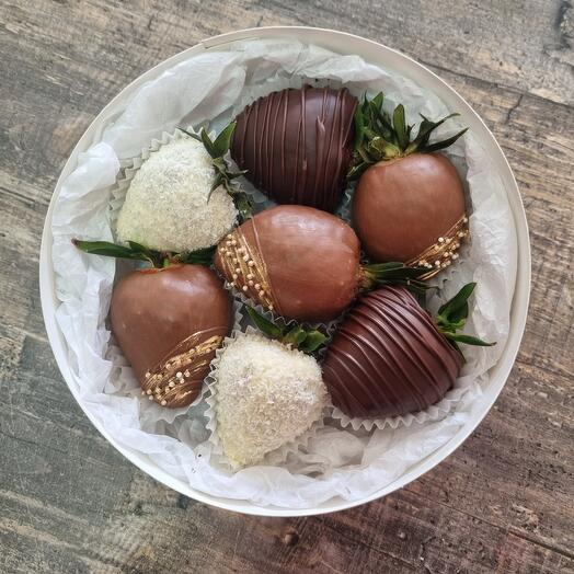 Conjunto de tres chocolates