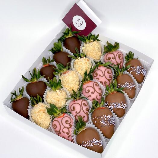 Набор 20 шт из клубники в шоколаде