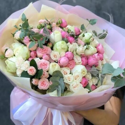 Микс кустовых роз