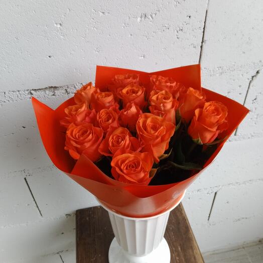 "ПЛАМЯ" 15 роз