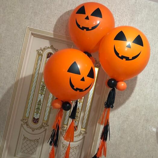 Гигантские воздушные шары тыквы на хэллоуин Halloween