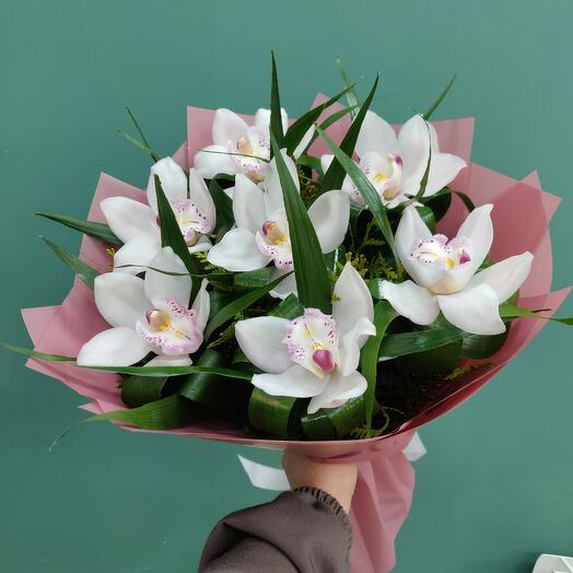 White orchids