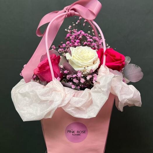 Цветы в коробке